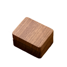 Load image into Gallery viewer, Rectangular Shaped Wooden Ring Box
