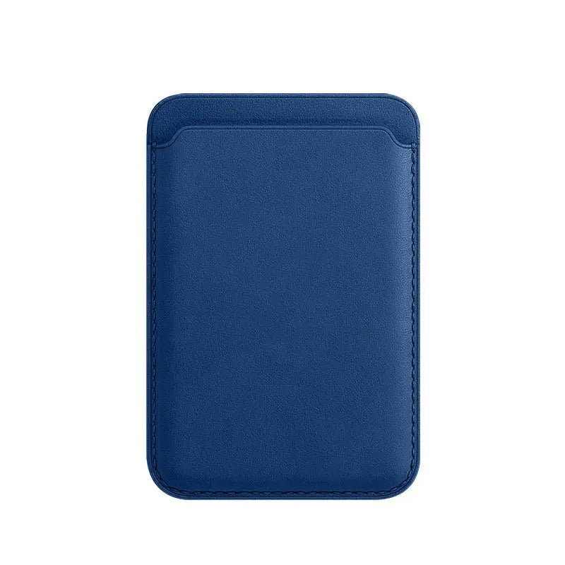 Navy Blue Magnetic Wallet For iPhone